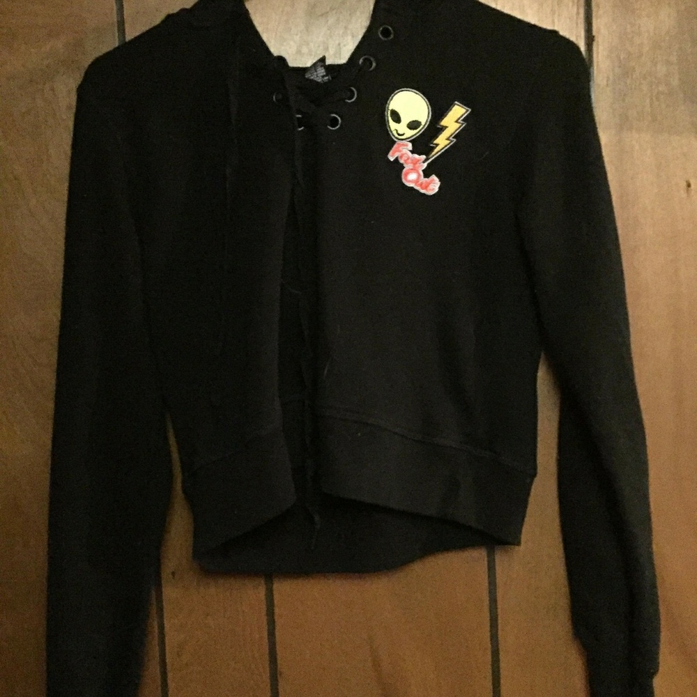 Crop top sweatshirt